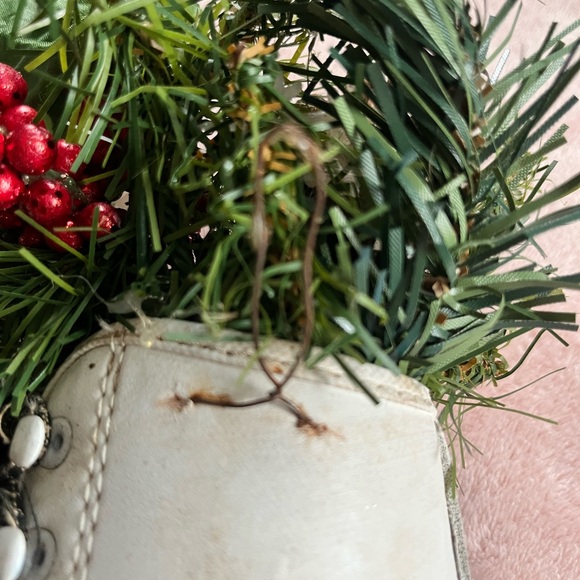 Hand-Painted Blue Skate w/Cardinal Design - Picture 4 of 4